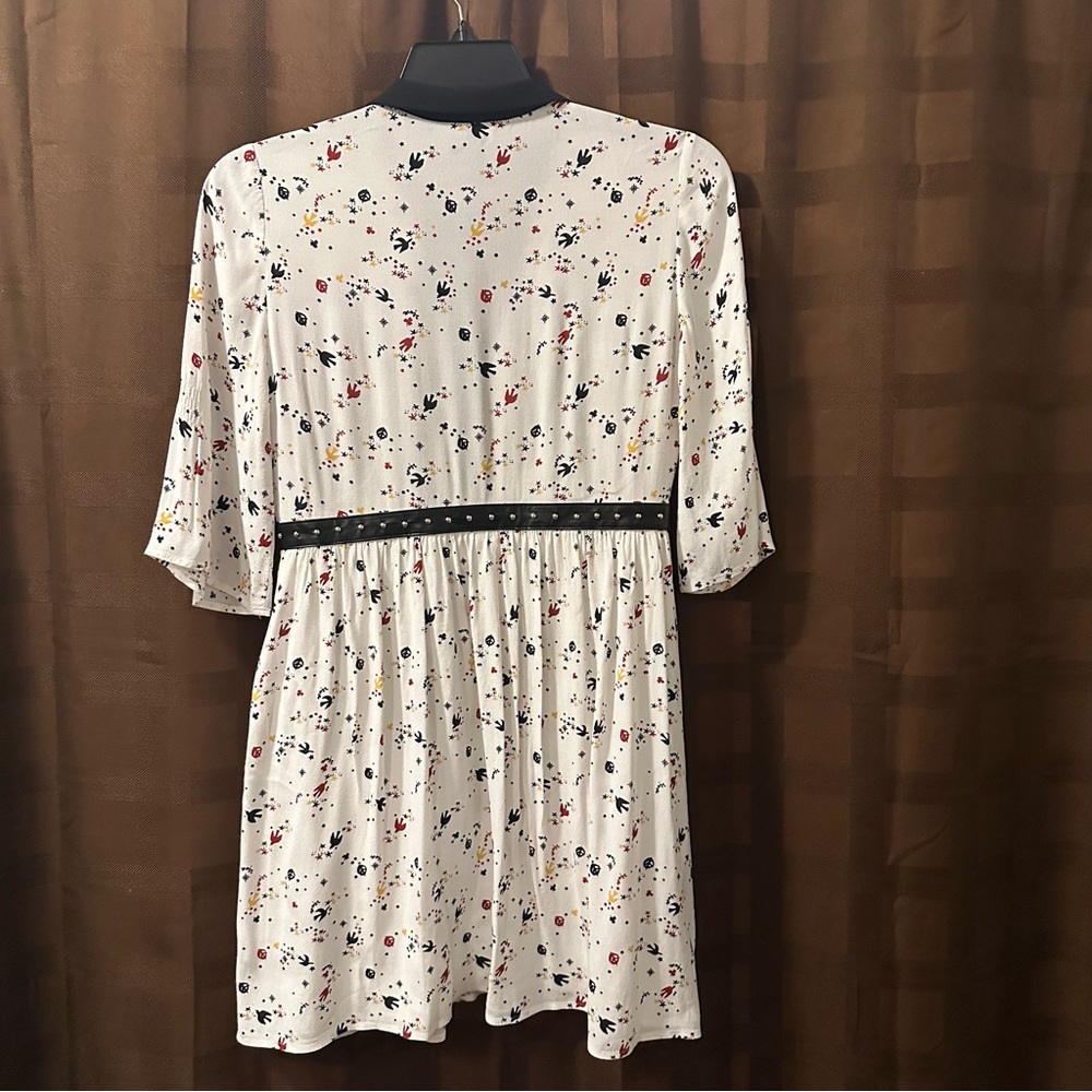 Maje Peace Dove Star Mini Dress size 1 or small - Picture 9 of 11